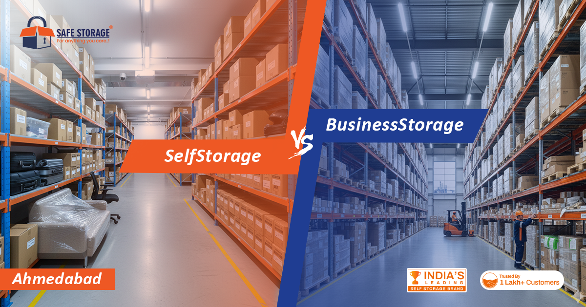 Self Storage Vs Business Storage in Ahmedabad